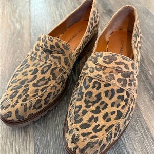 Lucky Brand Leopard Print Loafers